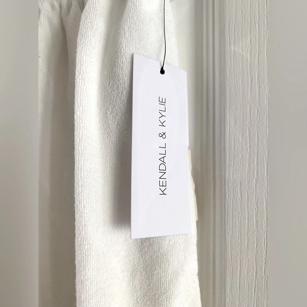 kendall + kylie white terrycloth 3-piece set ♡ nwt - Picture 7 of 9